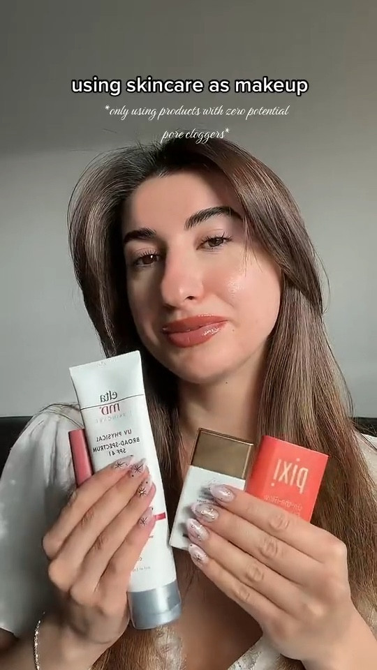 Skincare as makeup with acne safe products only 

Everyday makeup, glowy makeup,dewy makeup, rare beauty,viral makeup,Acne safe makeup,Noncomedogenic makeup, viral makeup products 

#LTKunder50 #LTKbeauty #LTKFind