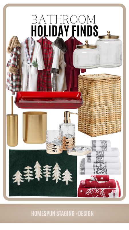 Holiday finds to get those bathrooms ready for guest  

#LTKhome #LTKHoliday