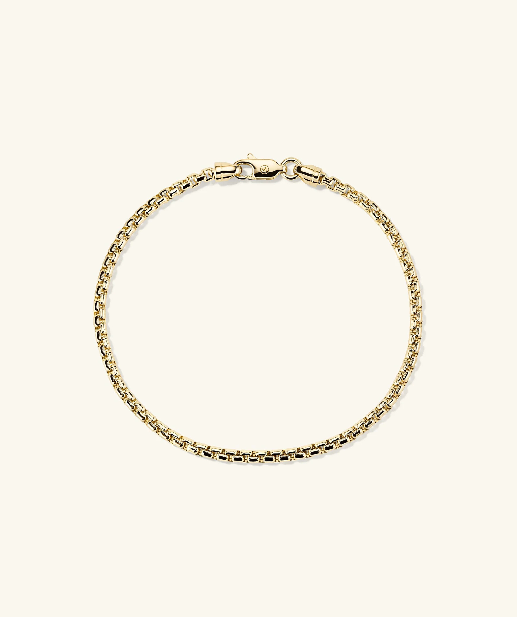 Round Box Chain Bracelet | Mejuri Fine Crew