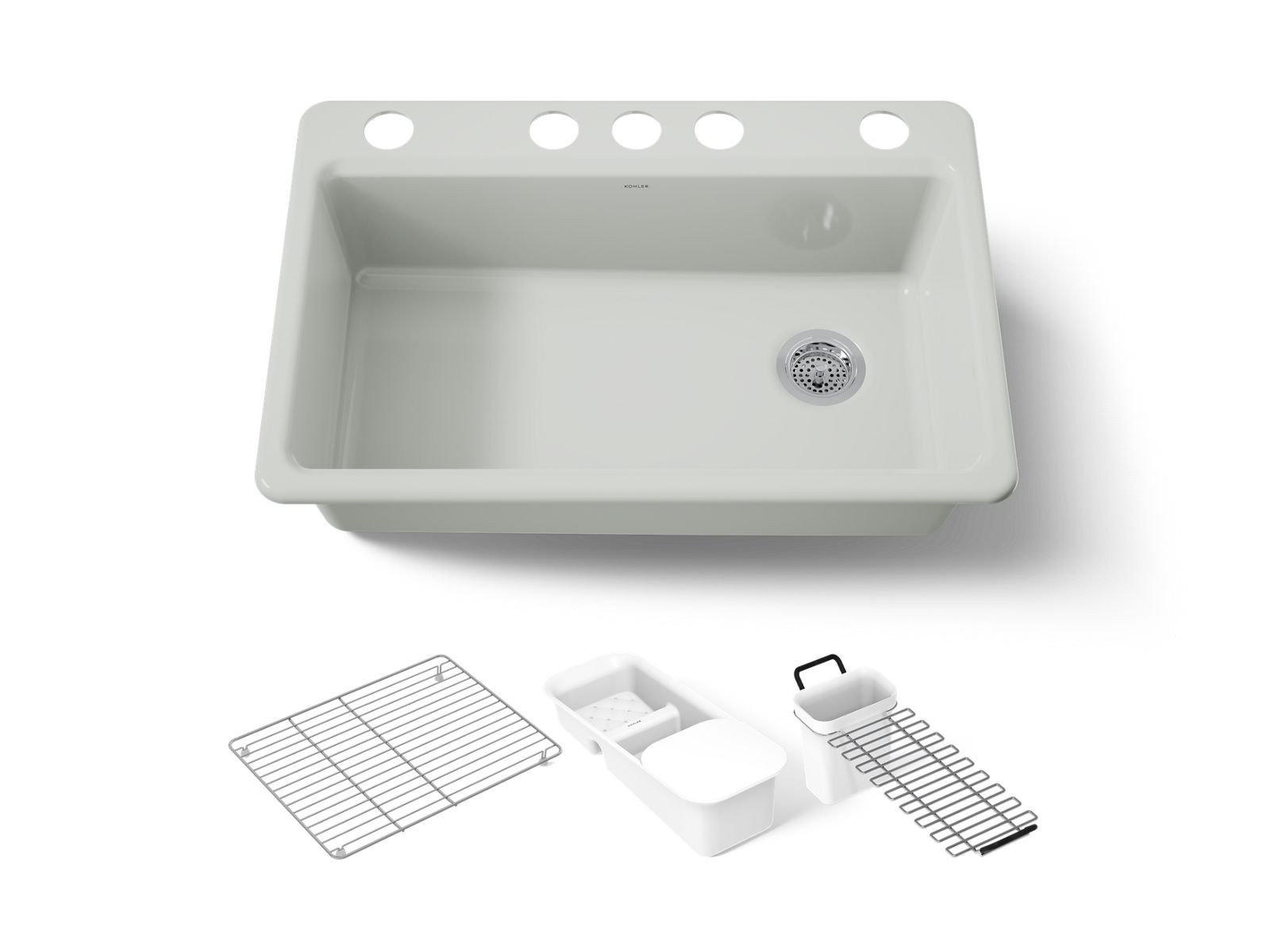 Riverby 33" undermount single-bowl kitchen sink | Kohler