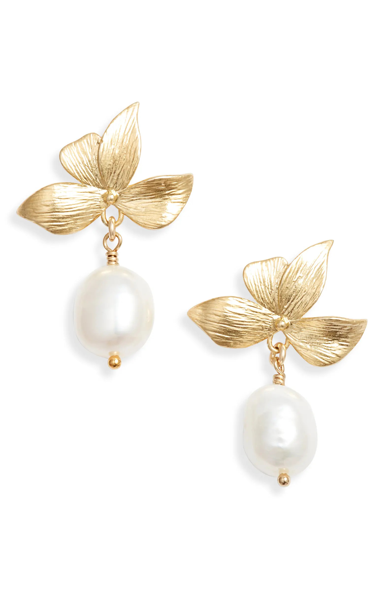 Maeve Freshwater Pearl Drop Earrings | Nordstrom