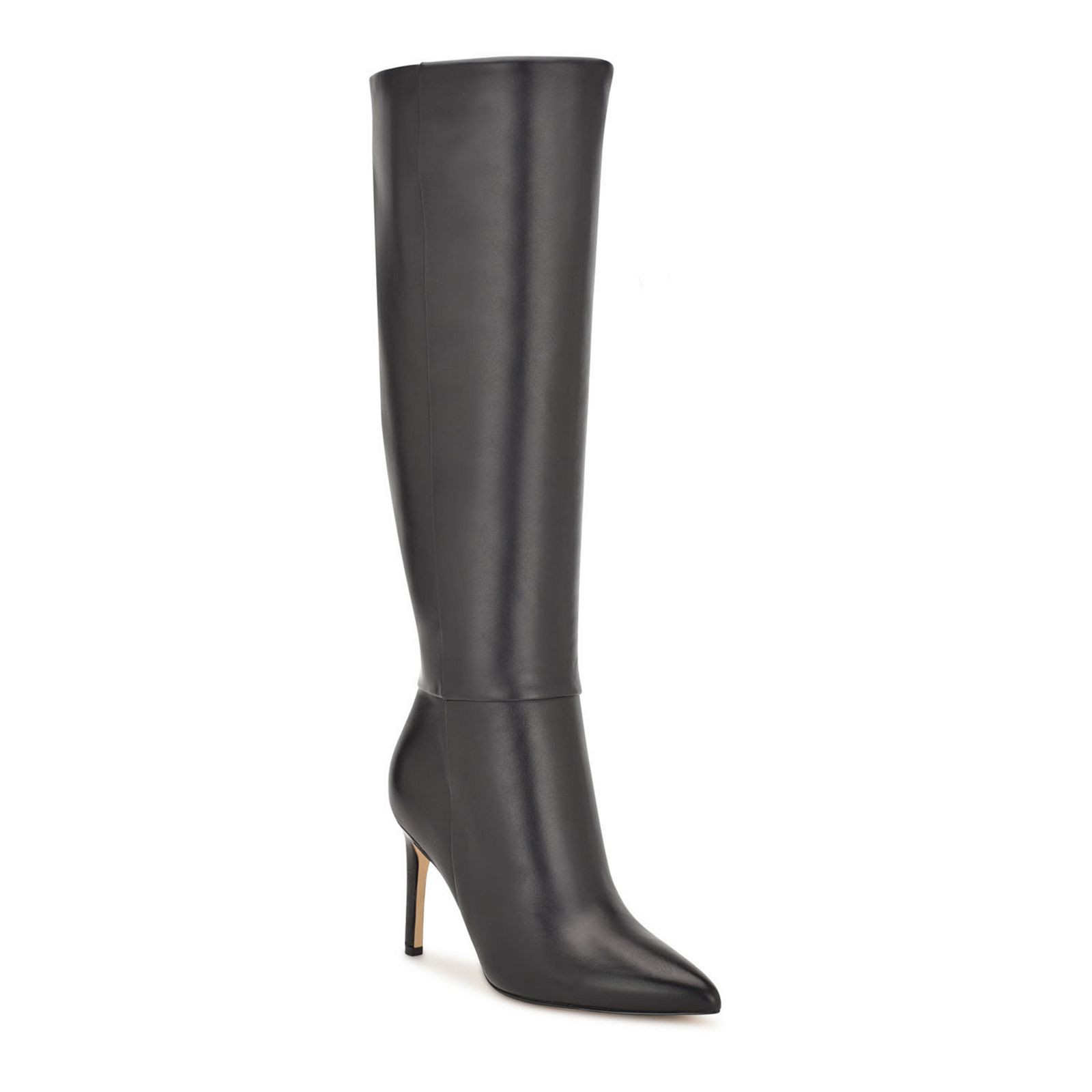 Nine West Richy Women's Leather Knee-High Boots, Size: 6.5, Black Leather | Kohl's