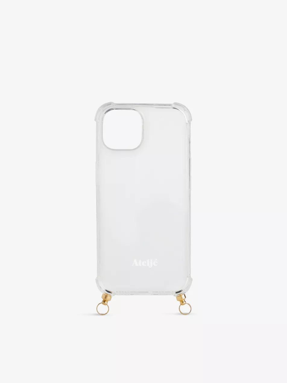 Logo-print silicone phone case for iPhone 15 | Selfridges