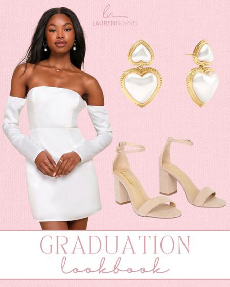 Feel classy and luxurious in this graduation look! 💖🎓

#LTKparties #LTKshoecrush