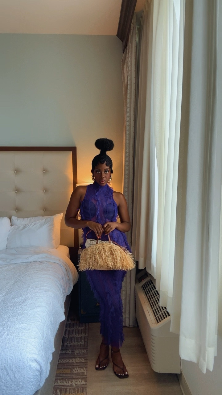 This sleeveless purple see through dress is perfect for summer and vacation 💜 

#LTKStyleTip #LTKTravel