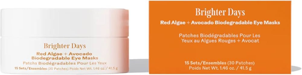 Three Ships - Brighter Days Red Algae + Avocado Eye Masks | Depuff, Hydrate, Refresh Under Eye Sk... | Amazon (US)