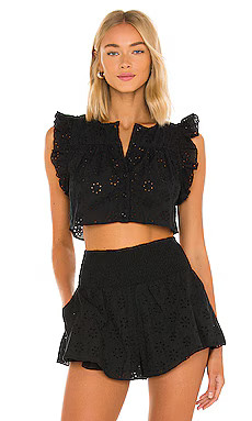 Tularosa Carlotta Top in Black from Revolve.com | Revolve Clothing (Global)