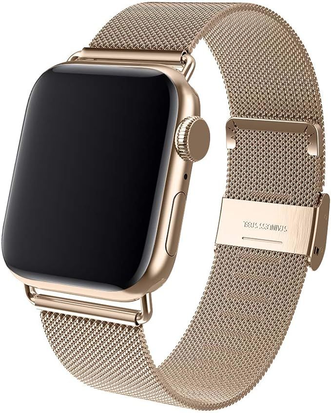 ENANYN Watch Band Compatible with Apple Watch Band 38mm 40mm 42mm 44mm Stainless Steel Replacemen... | Amazon (US)
