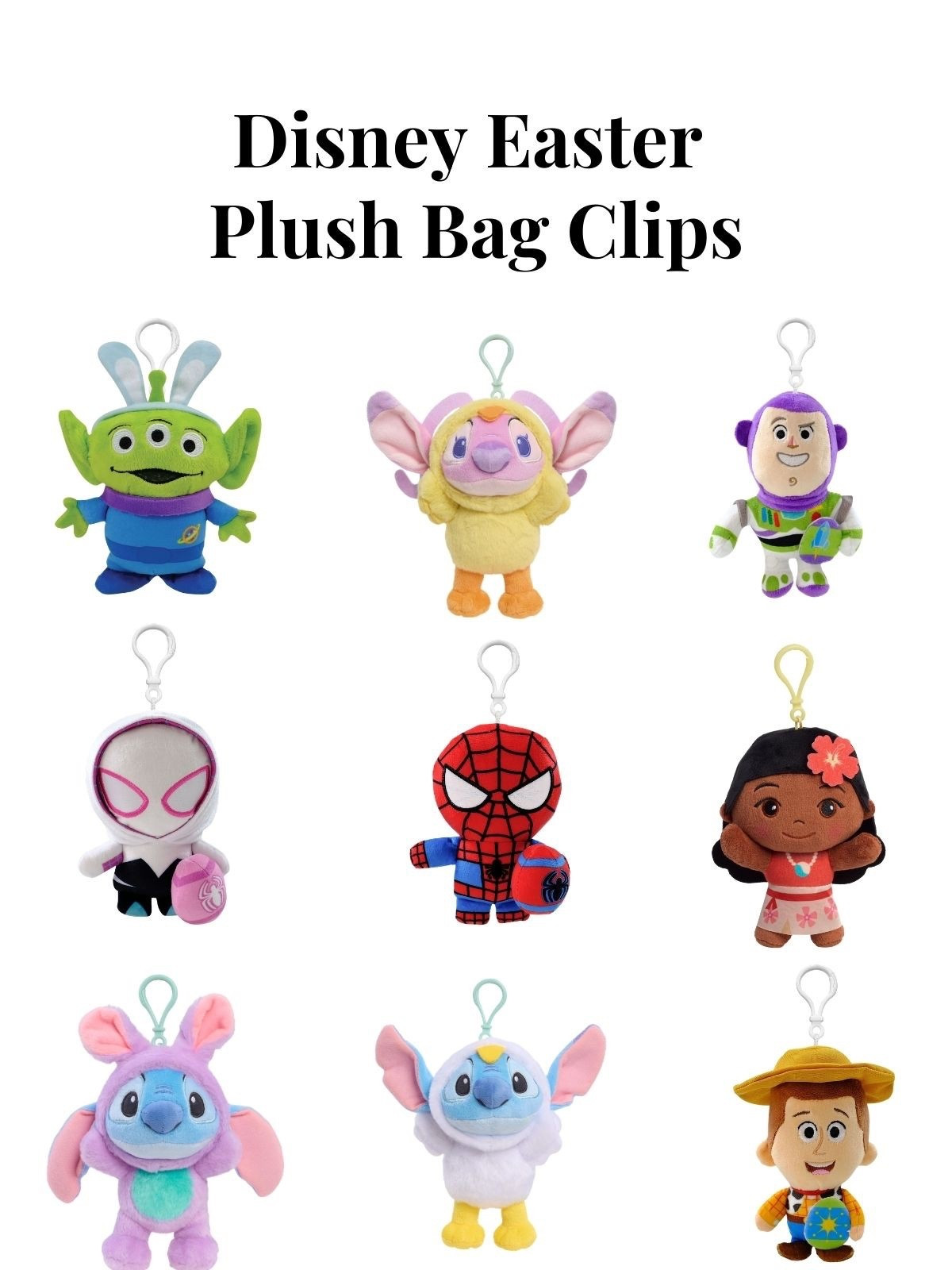 Disney Easter plush bag clips from Walmart

#LTKTravel #LTKKids #LTKSeasonal