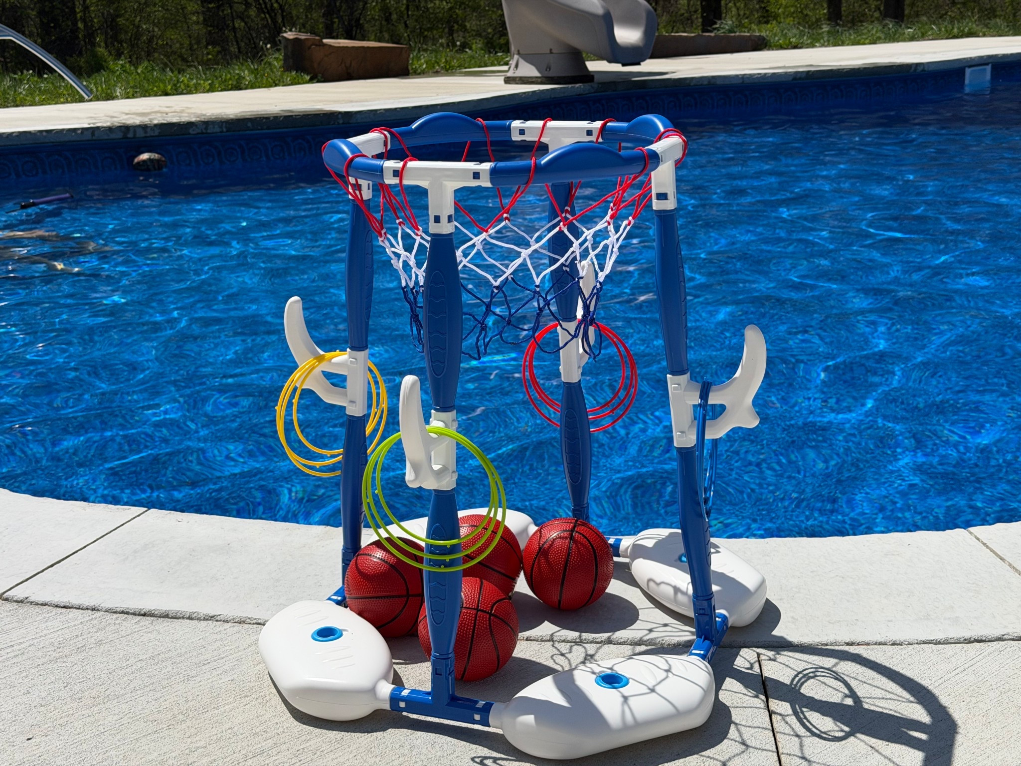 We love this basketball hoop for our pool. 



#LTKSwim #LTKActive #LTKSeasonal