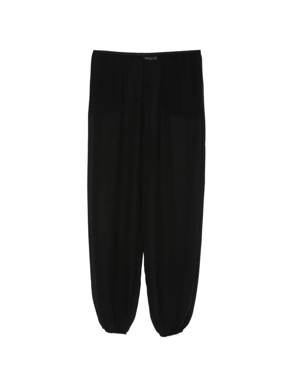 The Frankie Shop Orissa sheer balloon trousers - Black | Farfetch Global