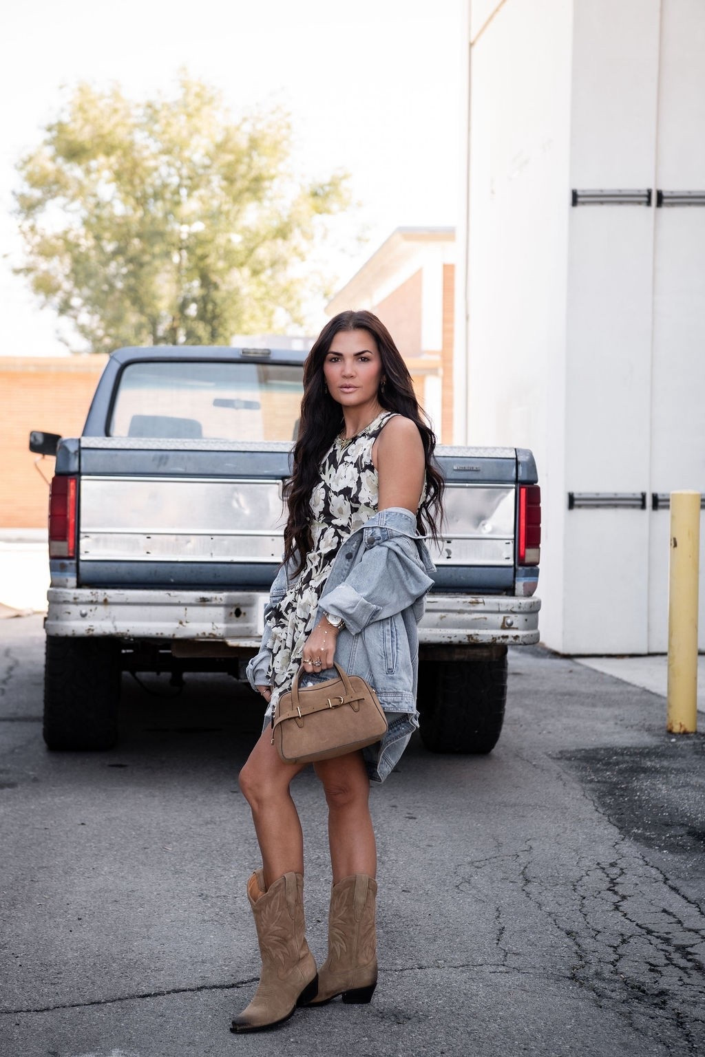 Dress: Free People 
Slip Dress: Zara 
Jacket: Vici - Code: KristinRose30
Boots: Tecovas 
Bag: Madewell 



#LTKStyleTip #LTKItBag #LTKShoeCrush