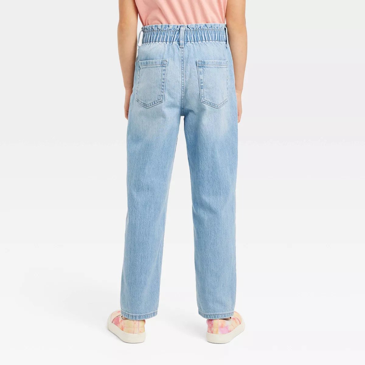 Girls' Relaxed Paper Bag High-Rise Waist Jeans - Cat & Jack™ | Target