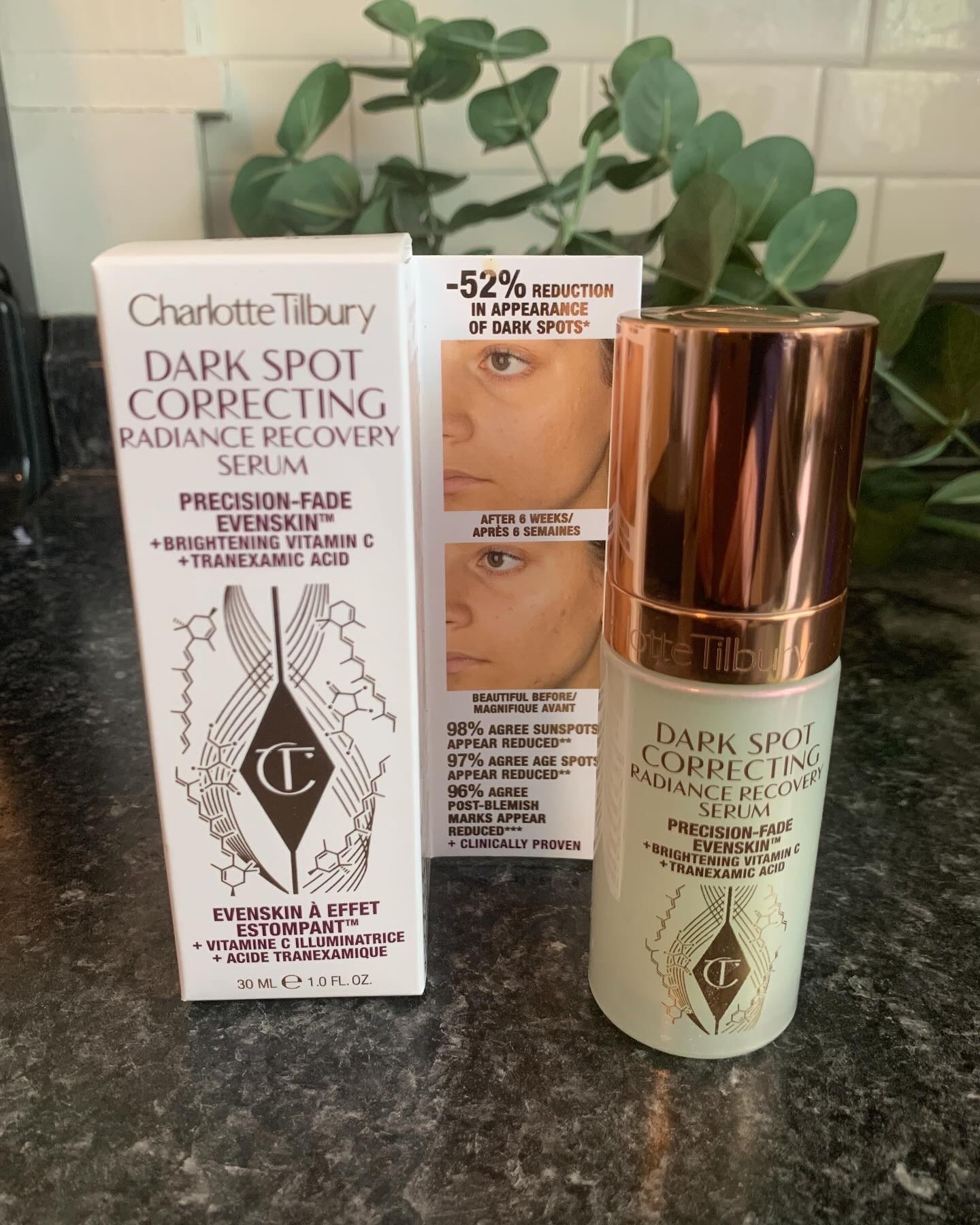 I’ve been using the Charlotte Tilbury Dark Spot Correcting Radiance Recovery Serum consistently for a few weeks now, and I’m really starting to see results. Some of my dark spots are noticeably fading, and my overall skin tone is looking more even. The difference is subtle but definitely there.

The packaging is sleek and elegant—definitely adds a touch of luxury to my skincare routine. The serum itself is lightweight and sinks in quickly without any sticky feeling. It has a soft, fresh scent that makes applying it feel like a mini spa moment, which I’m loving!

My skin feels more hydrated, looks glowier, and just feels better overall. This serum has officially earned its place in my skincare lineup, and I’m excited to see even more results with continued use.

This product was gifted in exchange for my honest review.

@influenster #complimentary @charlottetilburyskincare @charlottetilbury #DarkSpotSerum #MagicMonthofMarch #CharlotteTilburySkincare 
#DarkSpotCorrectingSerum #RadianceRecovery #SkincareRoutine #GlowingSkin #LuxurySkincare #SerumReview #SkincareAddict #BeautyRoutine #SkincareGoals #HydratedSkin #EvenSkinTone #SkincareFavorites #FreshGlow #SkinConfidence #SkincareEssentials #GlowUp #SkincareCommunity #RadiantComplexion #SkincareLover #HealthySkin

#LTKOver40 #LTKBeauty #LTKU