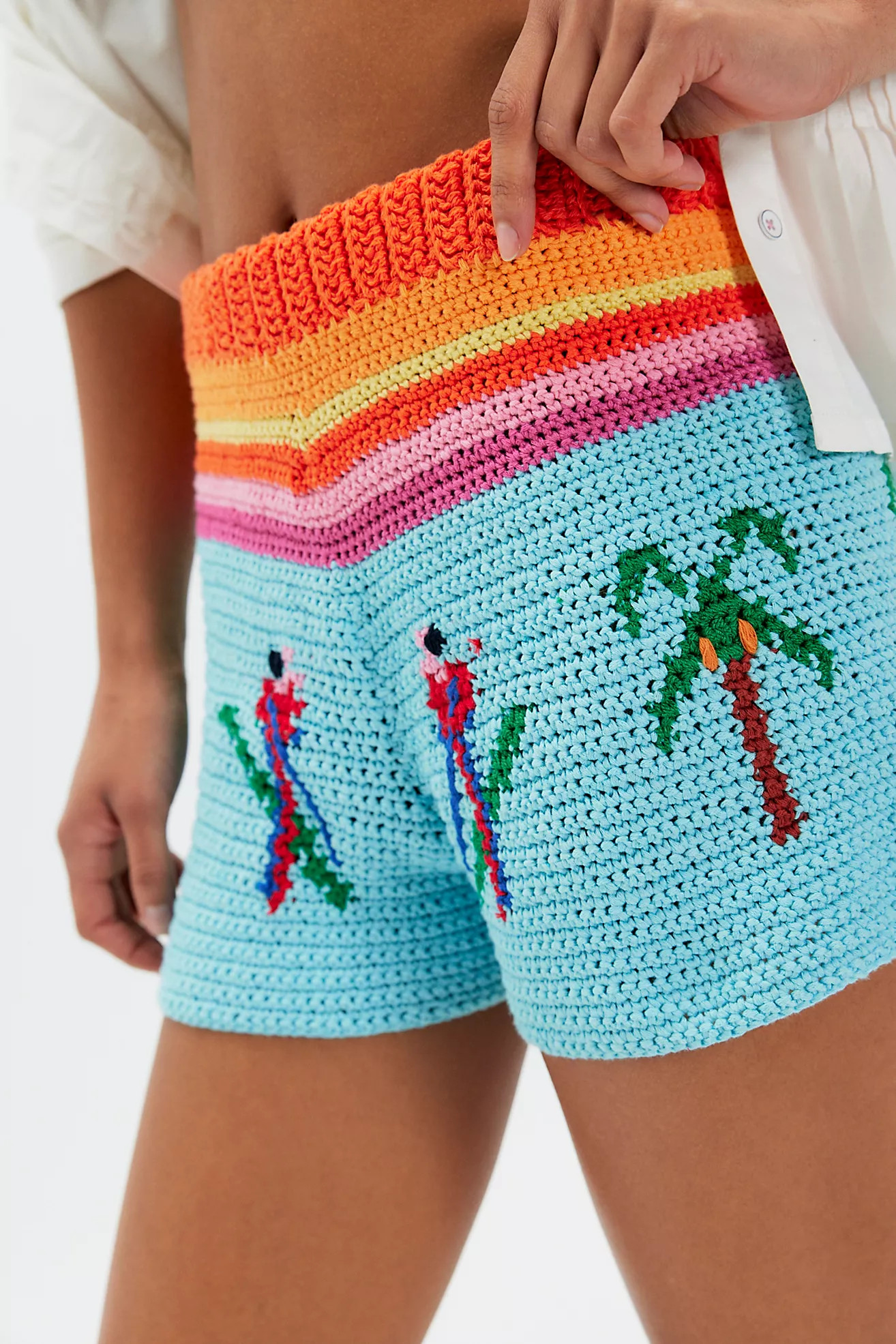 Tach Isla Knitted Shorts | Free People (Global - UK&FR Excluded)