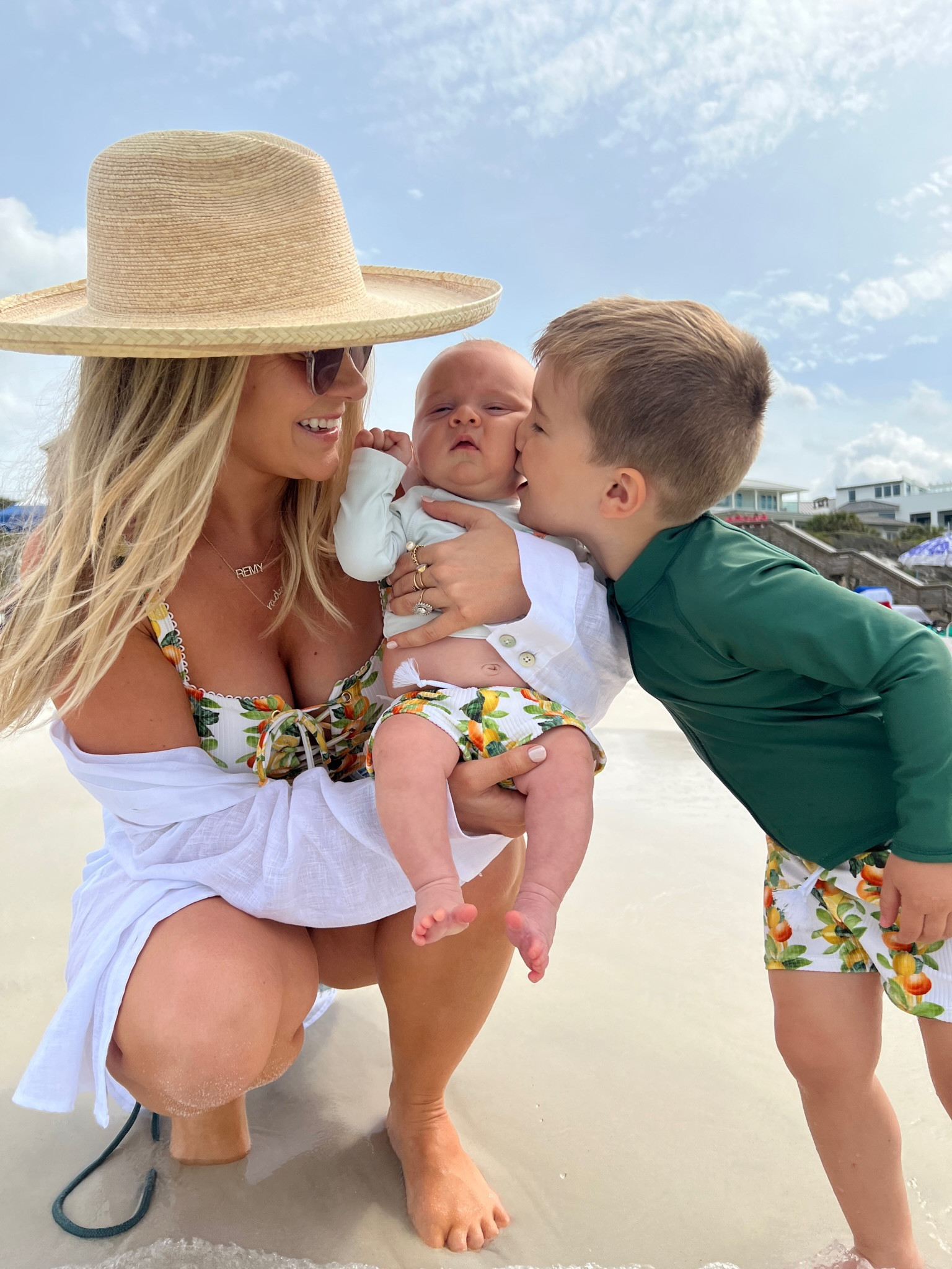 Summer beach vacation outfit