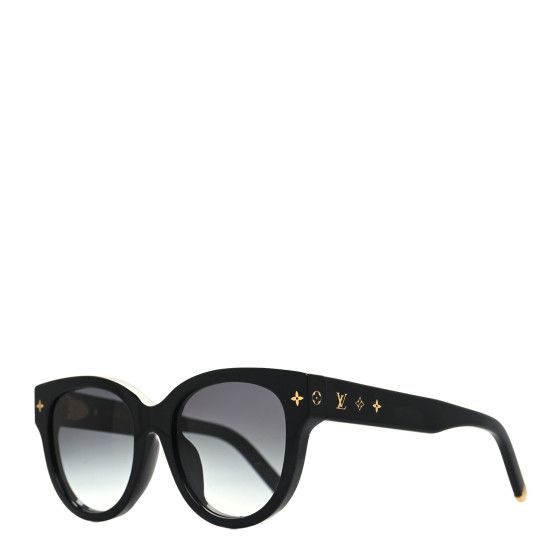 Acetate My Monogram Square Sunglasses Z1526E Black | FASHIONPHILE (US)
