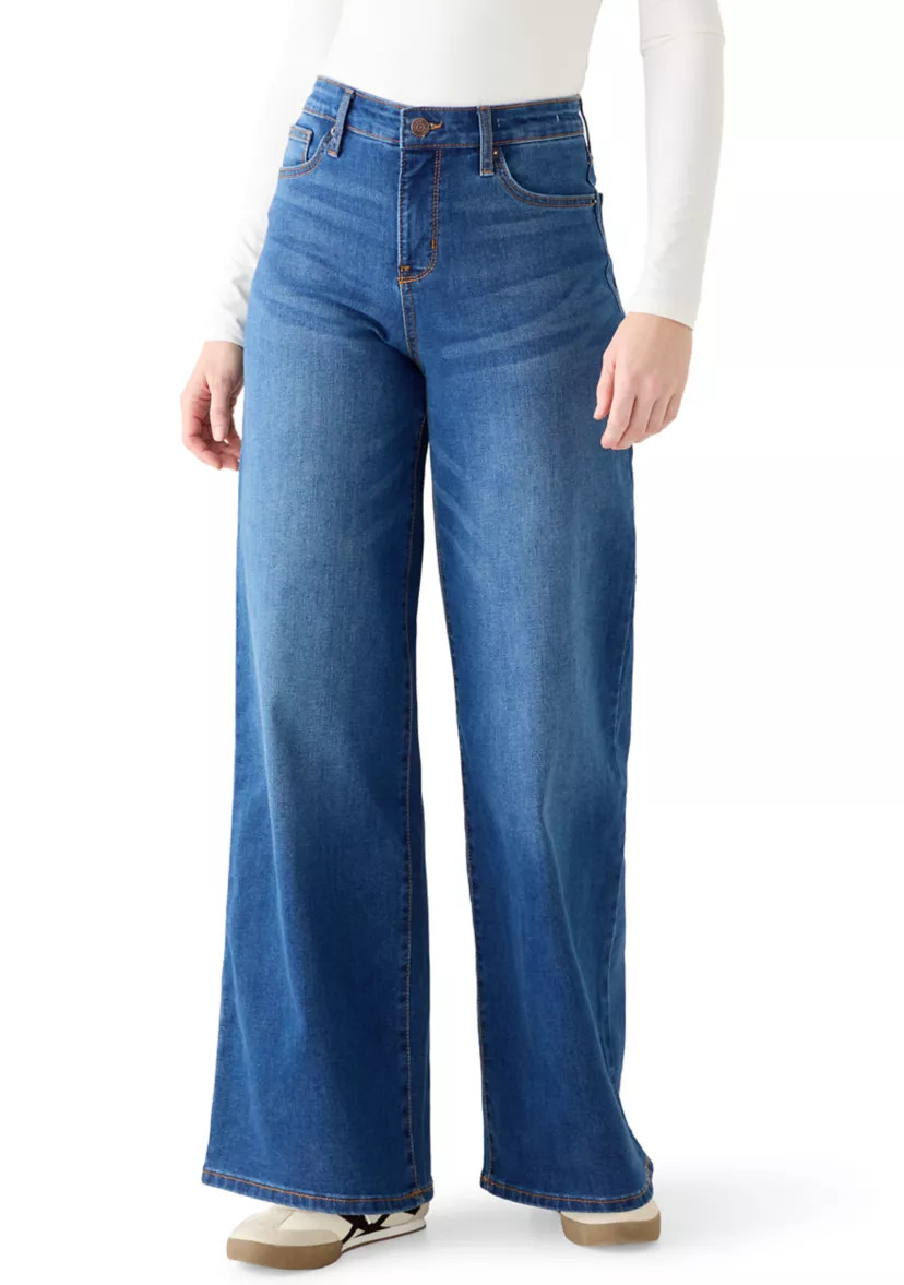 Women's High Rise Denim Trousers | Belk