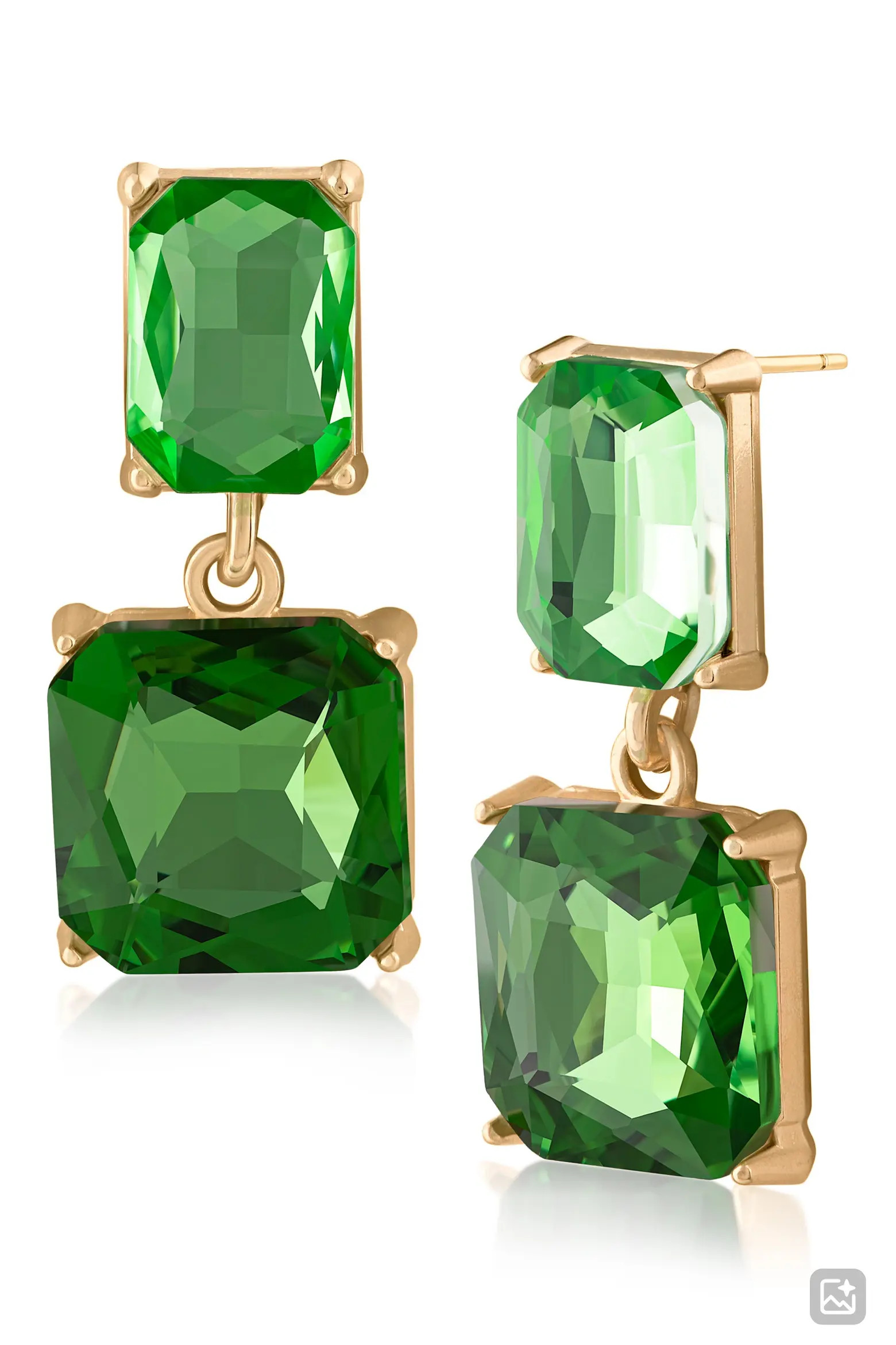 JARDIN Princess Cut Crystal Drop Earrings (Nordstrom Exclusive) (Women) | Nordstromrack | Nordstrom Rack