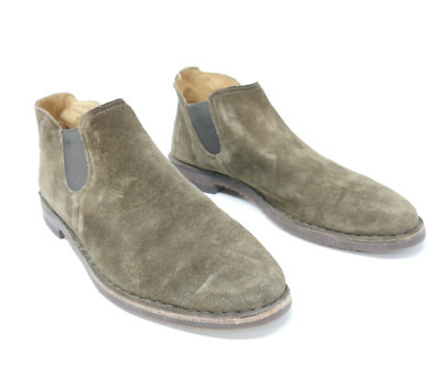 TRASK Allison Ankle Boots Brown Suede Classic Fall Academia Bootie Women’s 7M | eBay US