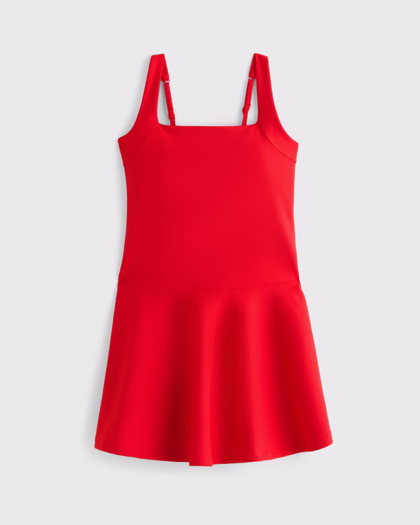 YPB sculptLUX Drop-Waist Mini Dress | Abercrombie & Fitch (US)