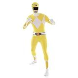 Morphsuits Yellow Power Ranger Costume Adult Bodysuit Superhero Halloween Costumes for Men | Amazon (US)