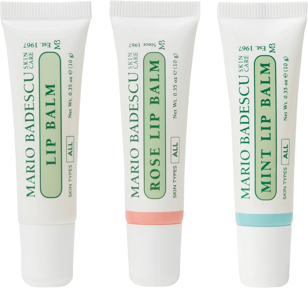 Mario Badescu Moisturizing Lip Balm for Dry Cracked Lips, Infused with Coconut Oil and Shea Butte... | Amazon (US)
