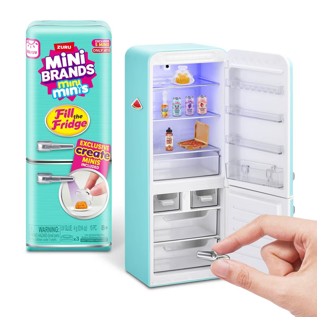Mini Brands Fill the Fridge Playset | Target