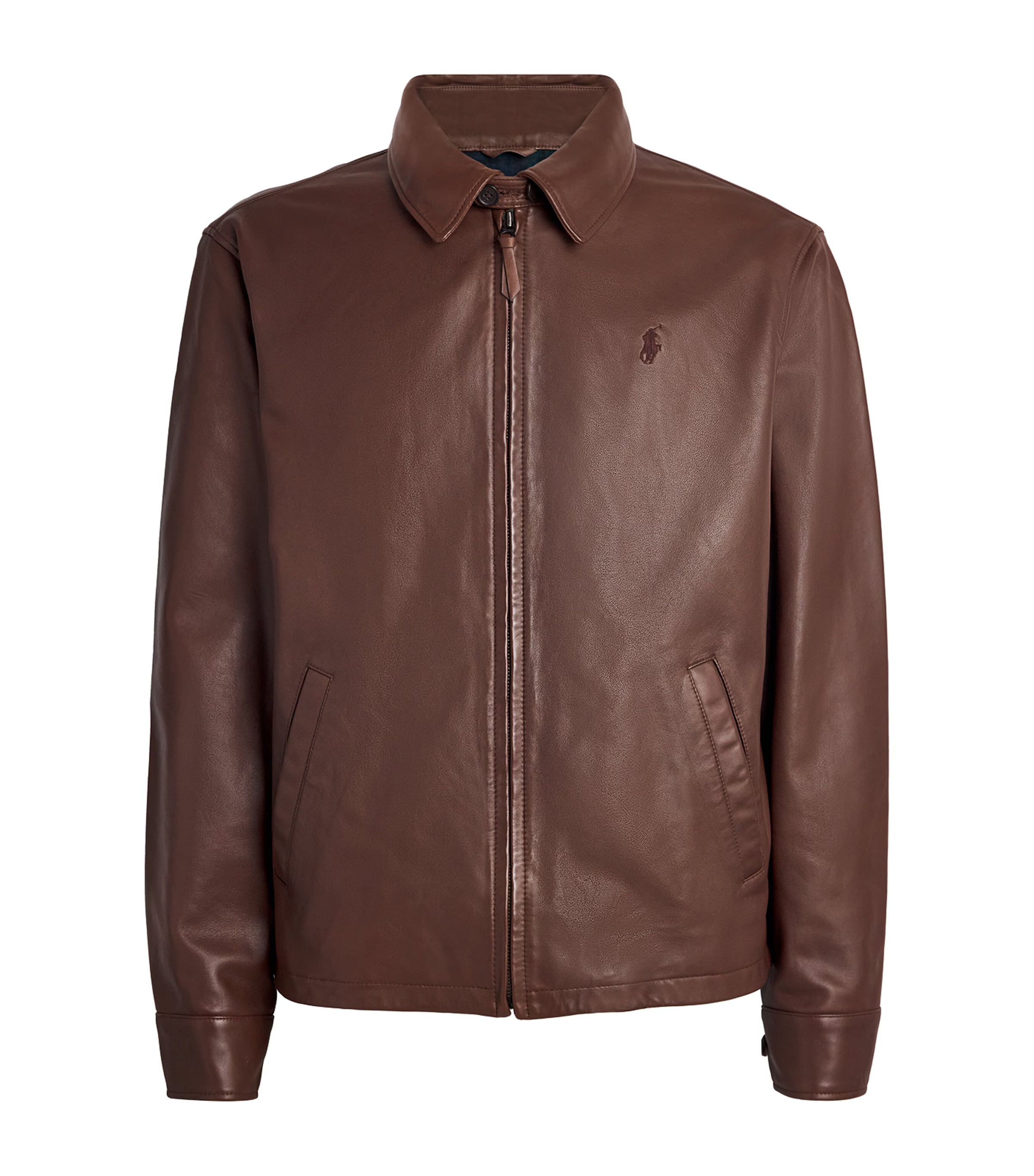 Polo Ralph Lauren Leather Jacket | Harrods (US)