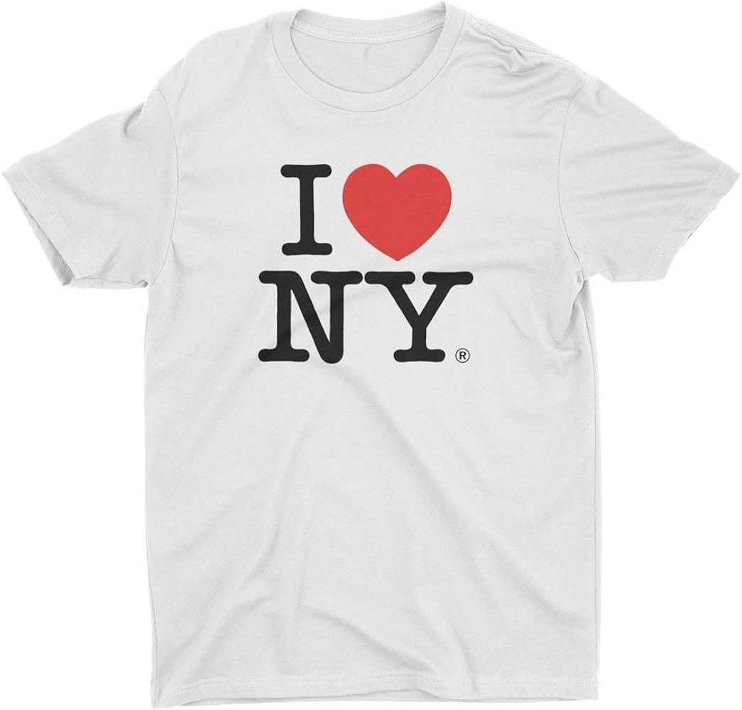 I Love NY Men's Unisex Tee Officially Licensed T-Shirt | Amazon (US)