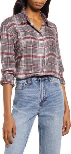 Plaid Boyfriend Shirt | Nordstrom