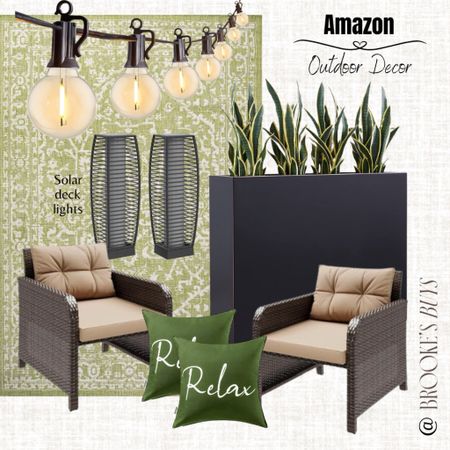 Time to shop for outdoor decor. This planter is perfect for an entry way. Shop patio chairs and string lights 

#LTKU #LTKhome #LTKfindsunder100