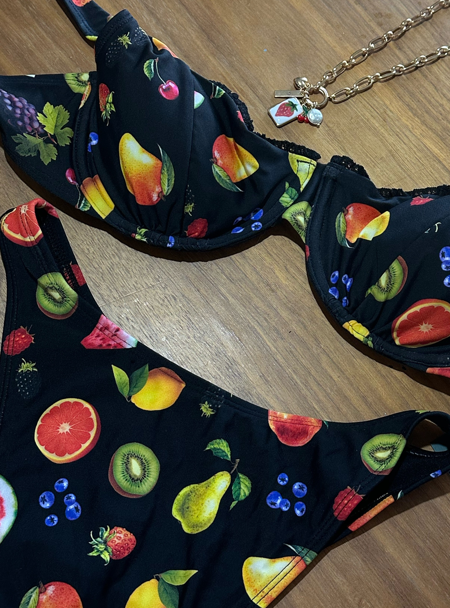 fruit swim suit🍒🍌🍊🍓🍋