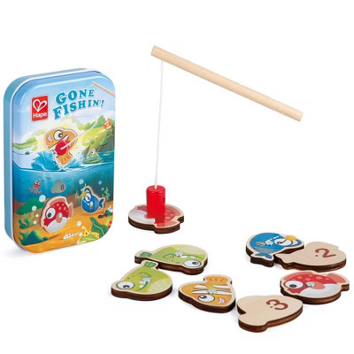 Hape: Gone Fishin'! - Kids Magnetic Fishing Game, Learn Basic Math Skills, 2+ | Target