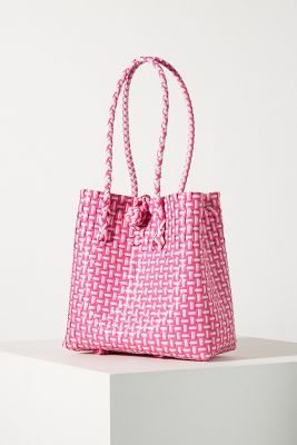 Mini Woven Tote Bag | Anthropologie (US)