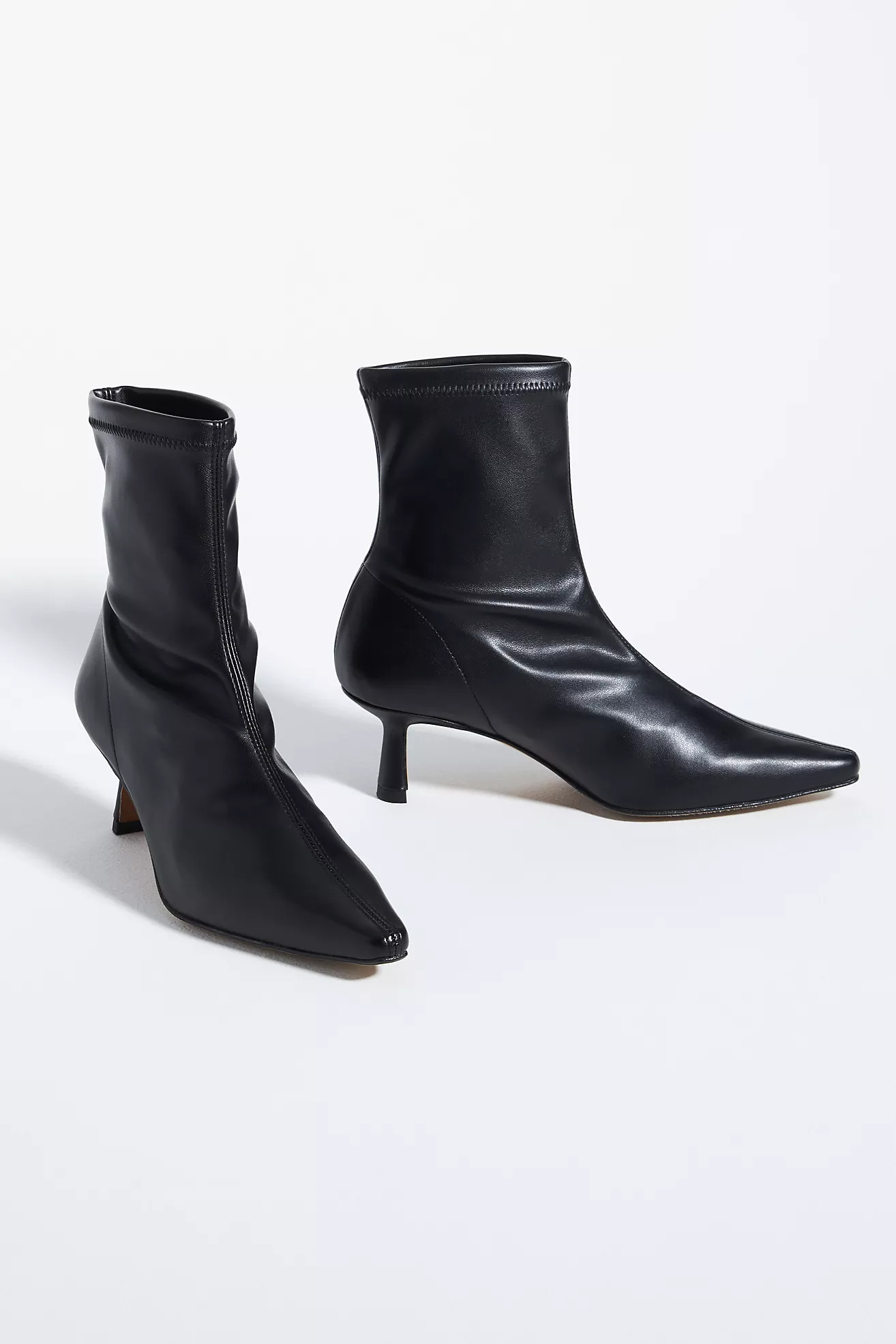 Angel Alarcon Pointed-Toe Kitten-Heel Boots | Anthropologie (US)