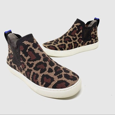 Rothys Chelsea Boot Wildcat Women’s Size 9.5 Brown Booties Leopard | eBay US