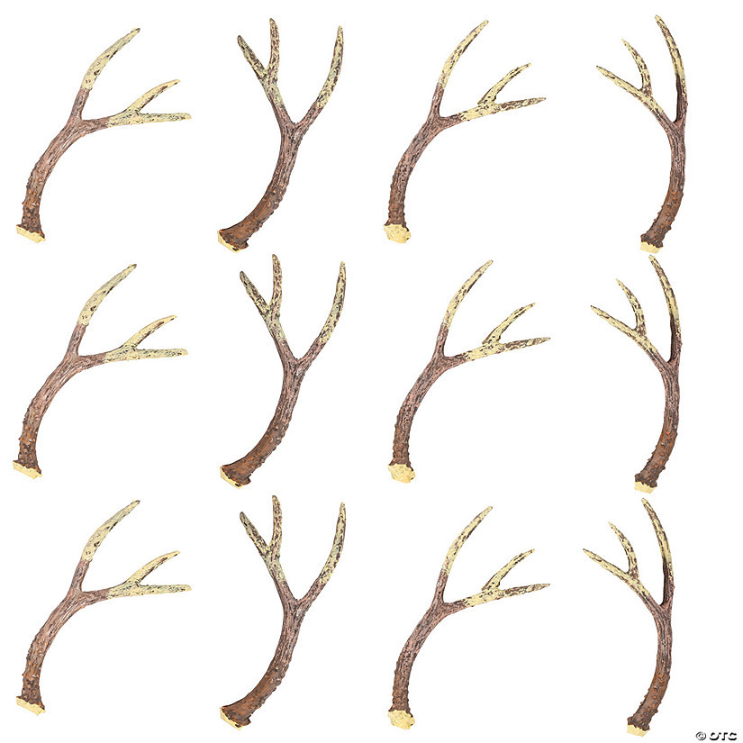 4” Deer Antler Resin Table Tosser Decorations - 12 Pc. | Oriental Trading Company