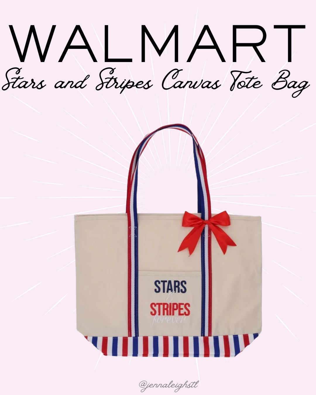 Such a fun and festive Walmart find. The red, white, and blue design makes it the cutest patriotic accessory. 

 #LTKSeasonal #LTKMidsize