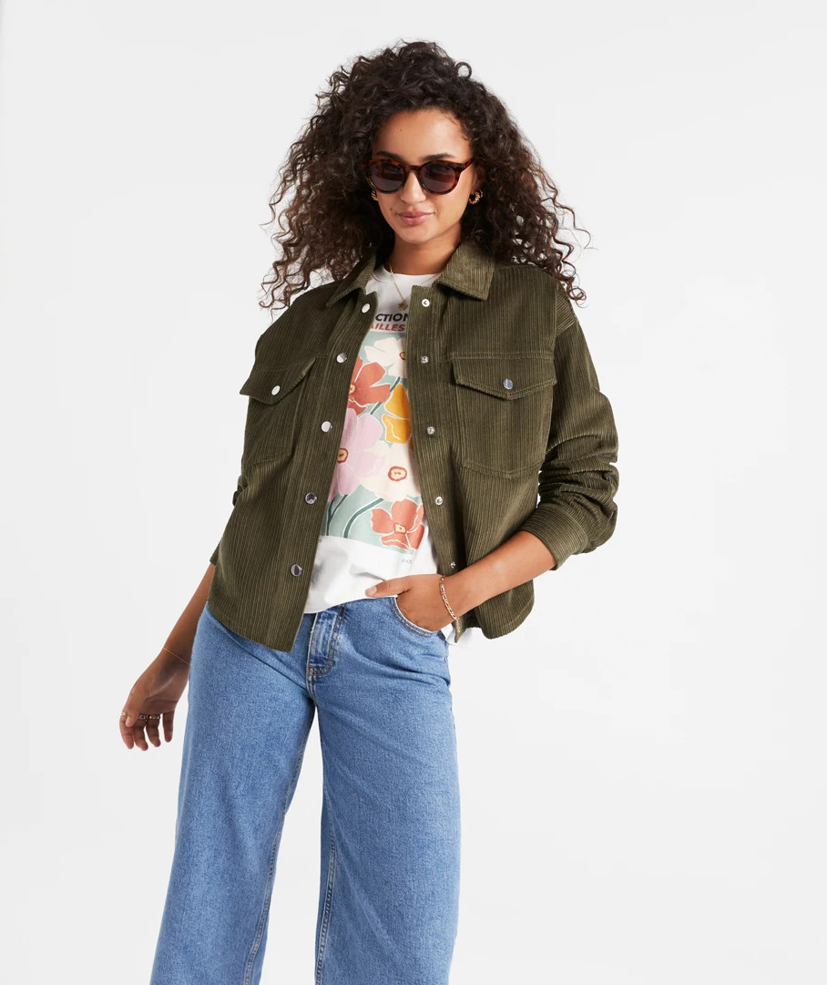 MIA CORD SHACKET | Sportsgirl