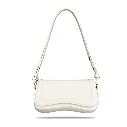 Zengmei Shoulder bag, Designer Bag, Saddle Purse for Women Female Girl (01-White Saddle): Handbag... | Amazon (US)
