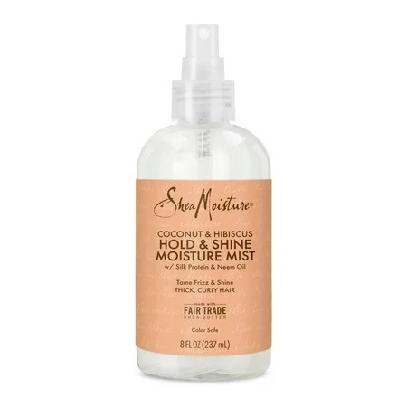 SheaMoisture Hold and Shine Moisture Mist Women s hairspray with Silk Protein Neem Oil 8 fl oz | Walmart (US)