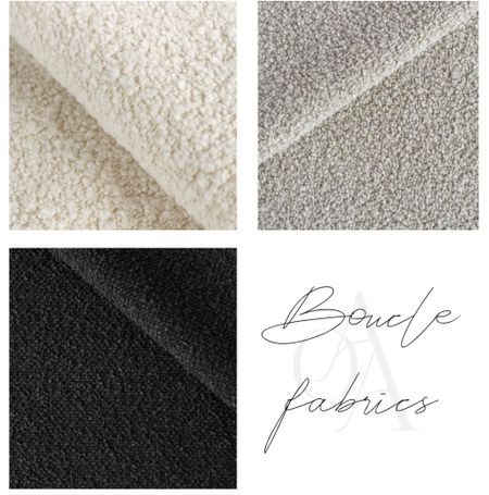 Beautiful boucle fabrics 😍😍

#upholsteryfabrics #boucle

#LTKhome #LTKFind #LTKunder100