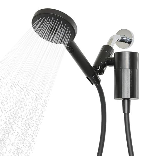 Sproos - Handheld Showerhead with Filter Set, High Performance Filtration System for Healthier Hair and Skin, Extra Long 70 Inch Hose, 3 Customized Spray Functions, Black | Amazon (US)