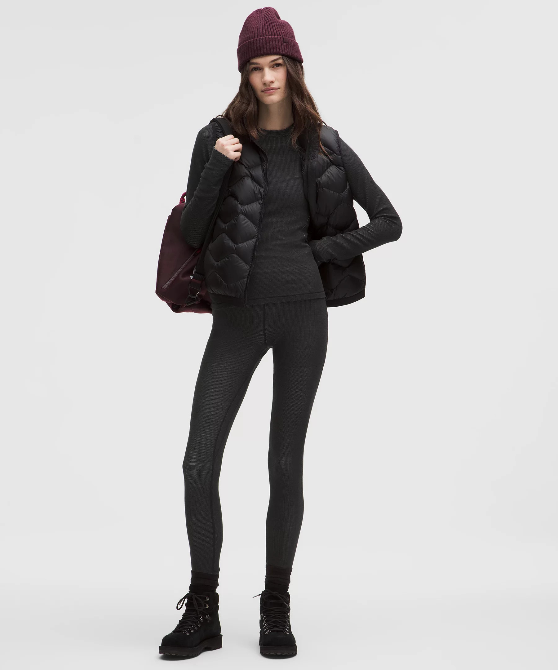 Waffle-Knit High-Rise Base Layer Tight 28" | Lululemon (US)