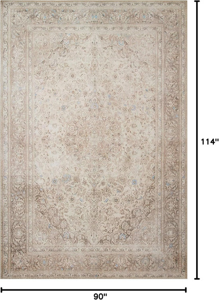 Loloi II Loren Sand/Taupe 7'6" x 9'6" Area Rug