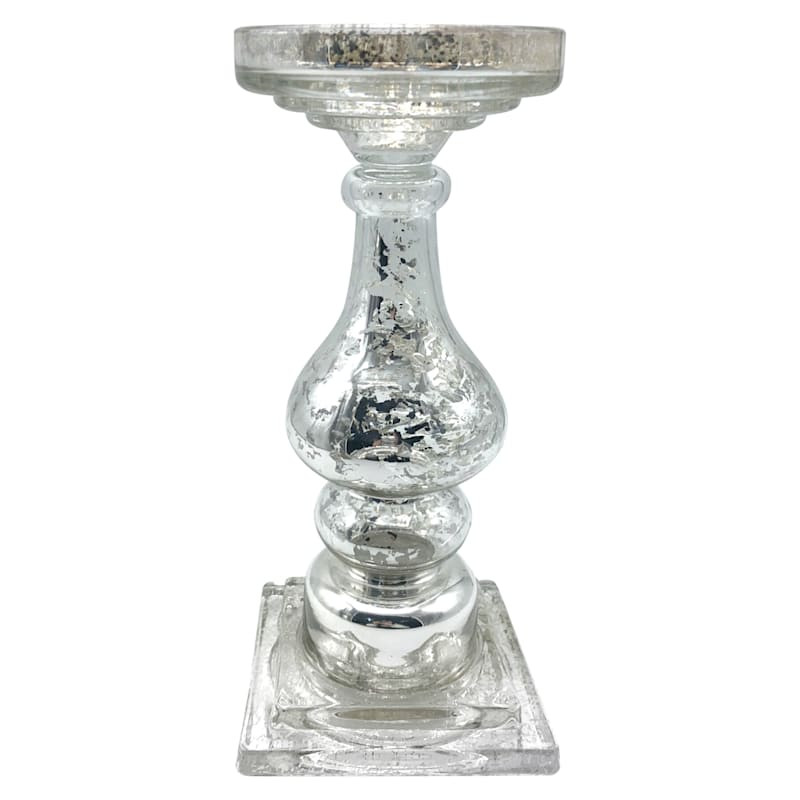 Mercury Glass Candle Holder, 12" | At Home