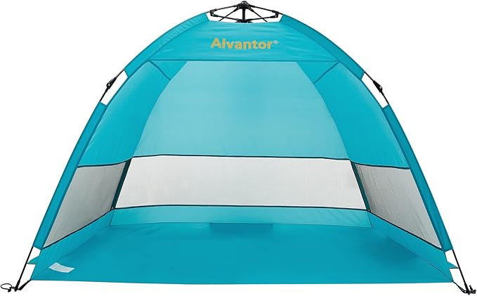 Alvantor Beach Tent Coolhut Plus Beach Umbrella Sun Shelter Cabana Automatic Pop Up UPF 50 Sun Sh... | Amazon (US)