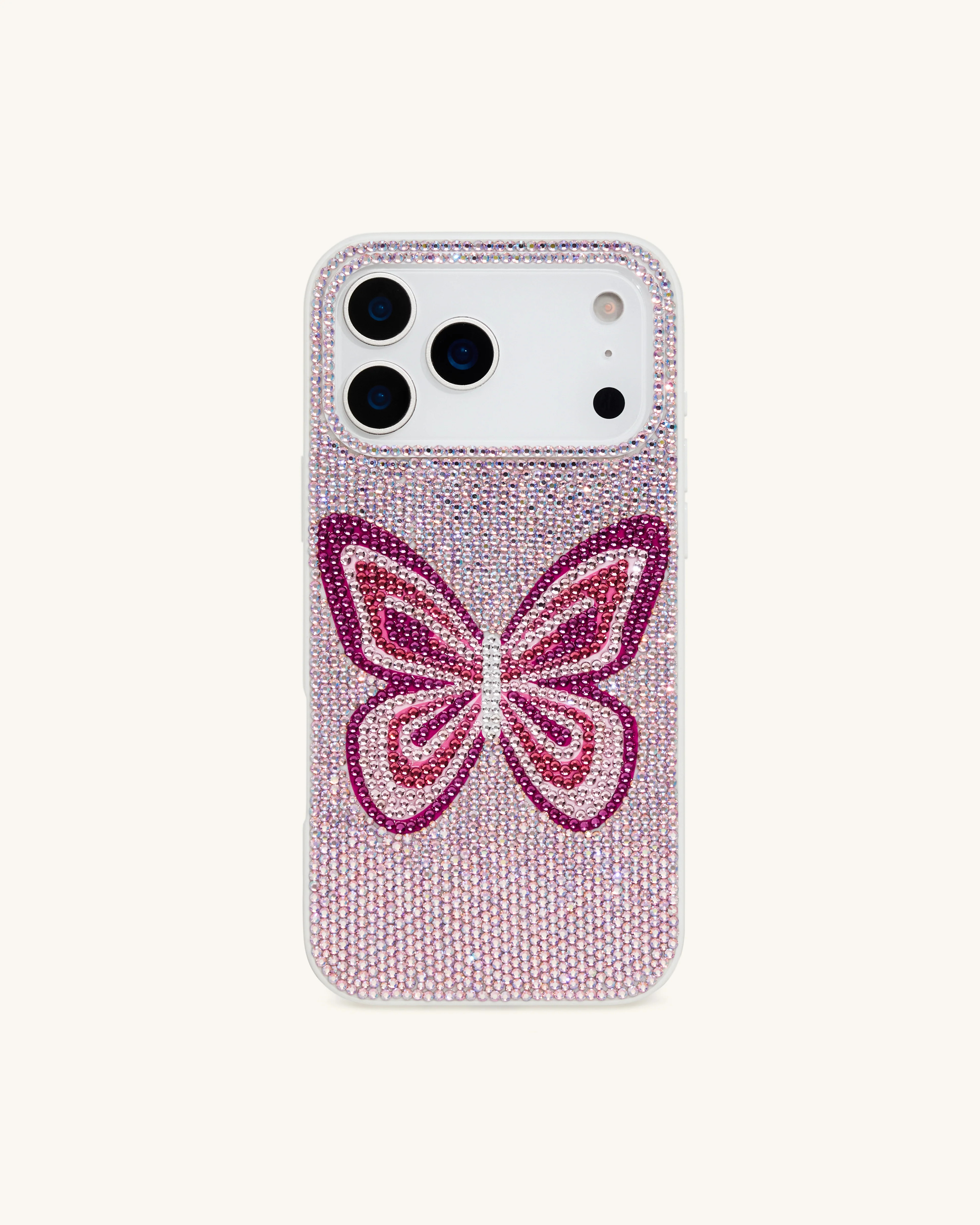 Butterfly Rhinestone Phone Case - Pink | JW PEI US