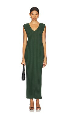 Varley Christine Maxi Dress in Forest from Revolve.com | Revolve Clothing (Global)